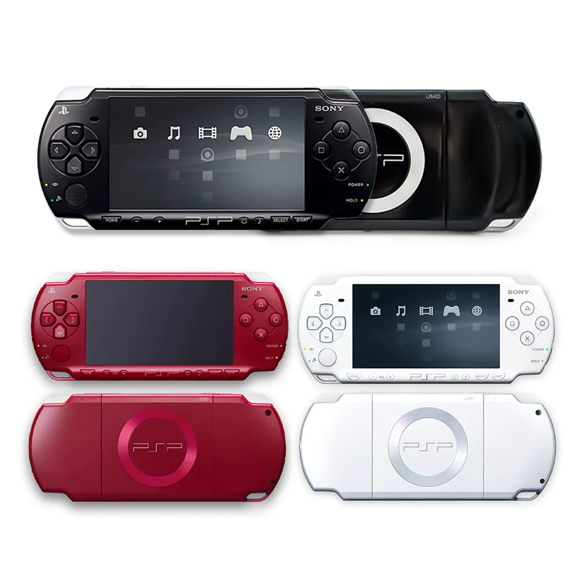 SONY - PSP 2000 Reacondicionada Negro + Memoria 32GB con Juegos