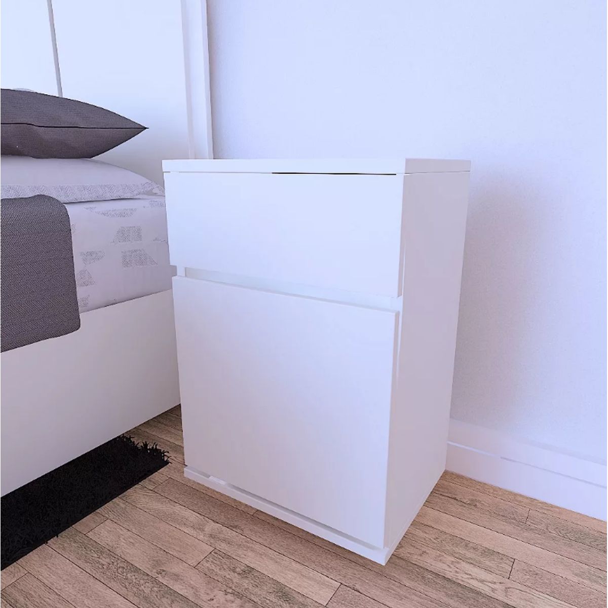 NACION MUEBLES - COMODA NACION MUEBLES ZENON COLOR BLANCO