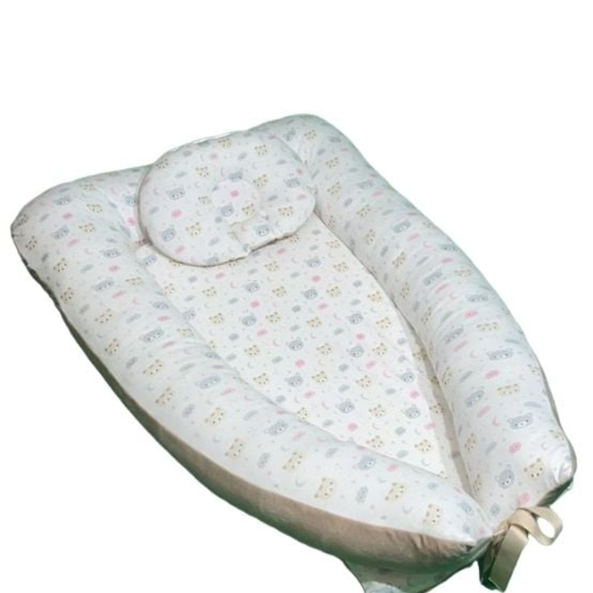 GENERICO - Cojin cuna para Bebe Osito Beige