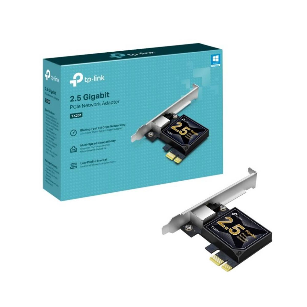 TP LINK - Tarjeta de Red TP-LINK TX201 1× RJ45 Gigabit