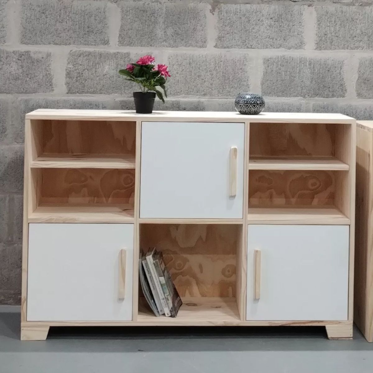 NACION MUEBLES - COMODA NACION MUEBLES GUITAR COLOR MADERA