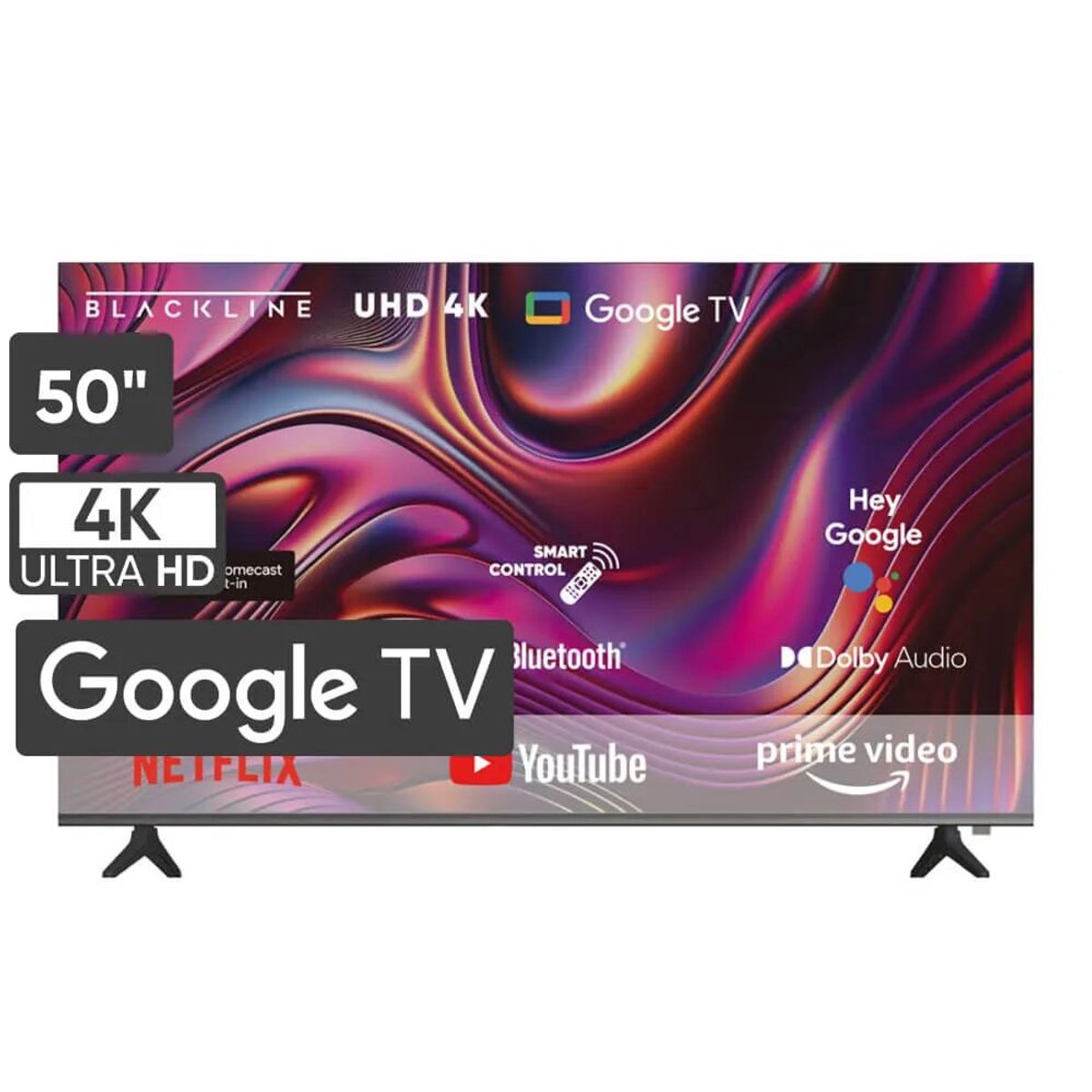 BLACKLINE - Televisor BLACKLINE LED 50 UHD 4K Smart Tv BL-TV50UEG5F4PE