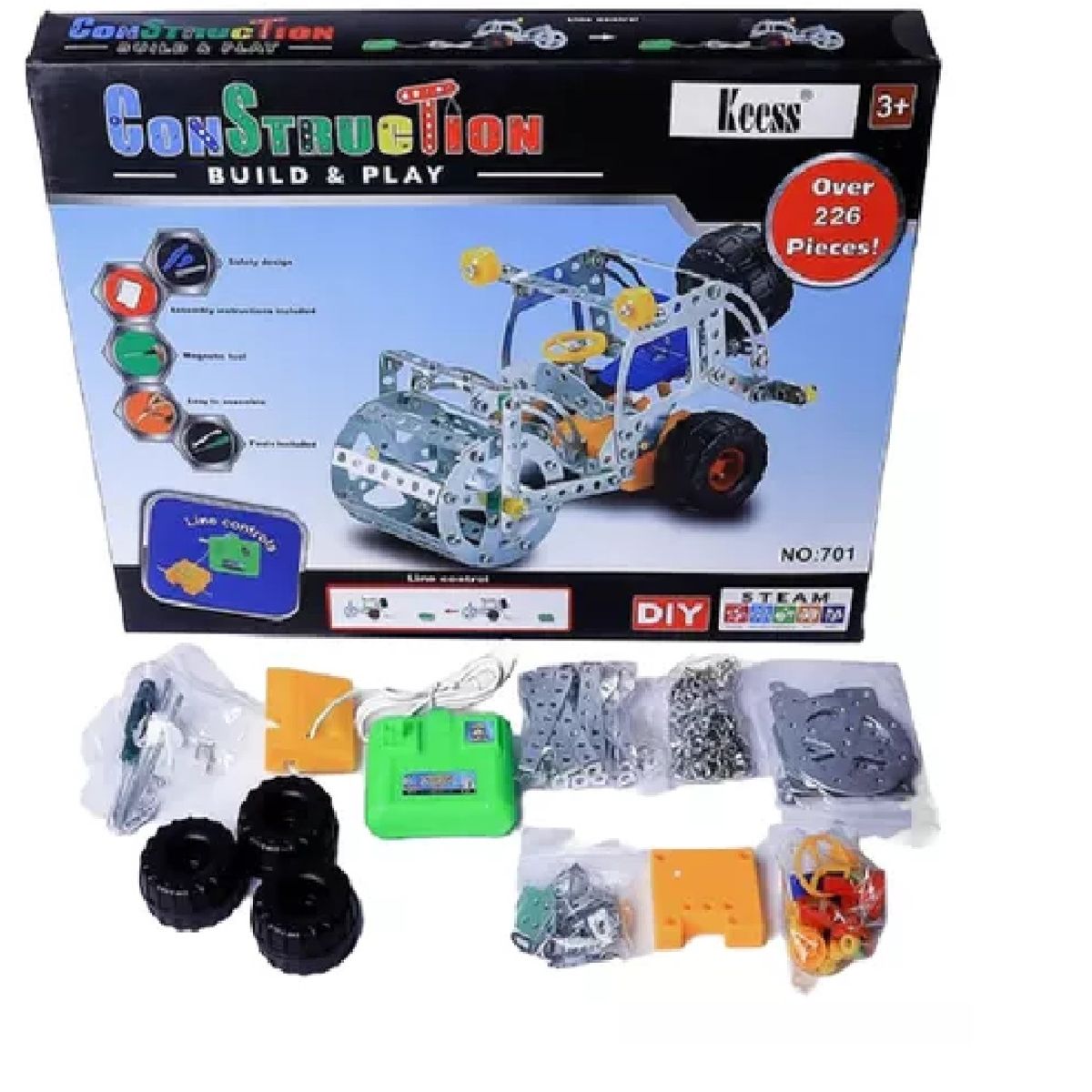 GENERICO - Mecano Metálico De Construcción Robótica De 226 Piezas