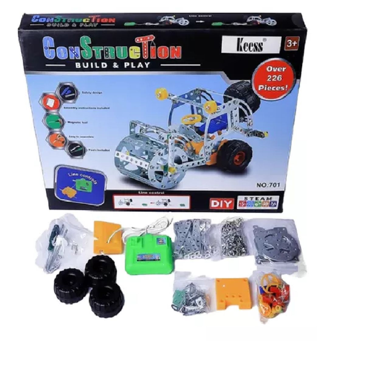 GENERICO - Mecano Metálico De Construcción Robótica De 226 Piezas