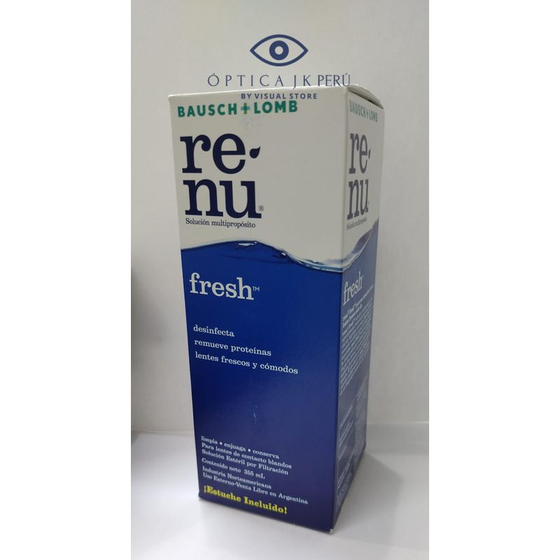 JK - RENU FRESH DE 355 ml  BAUSCH + LOMB  AMERICANO