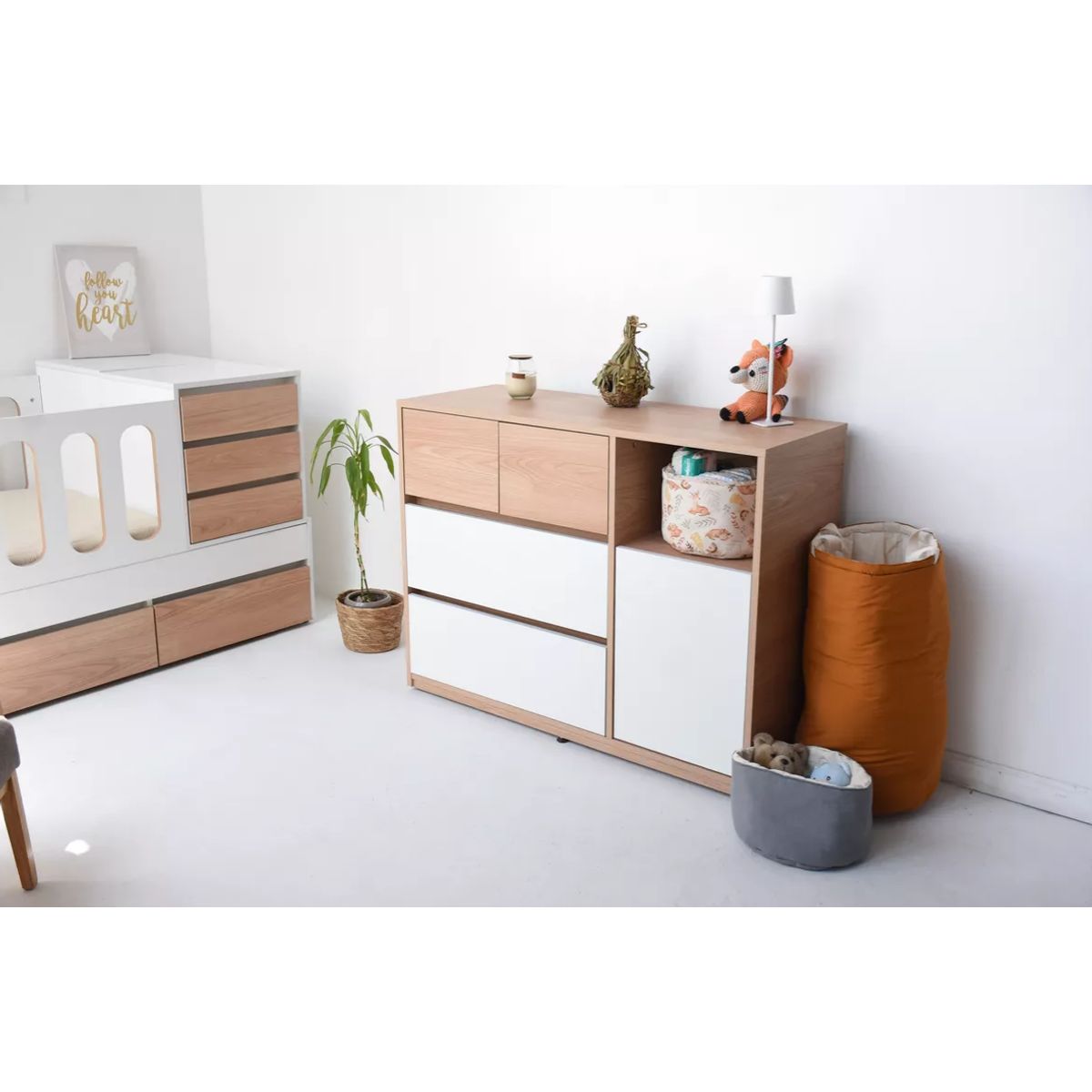 NACION MUEBLES - COMODA NACION MUEBLES FRBR COLOR MADERA