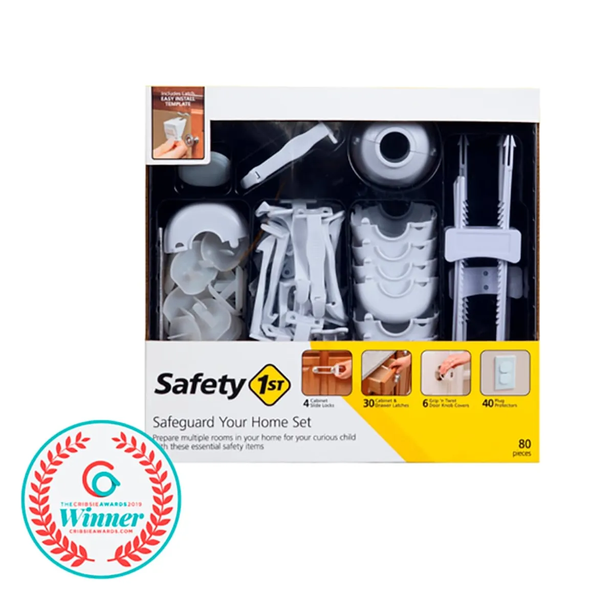 SAFETY 1ST - Set De Seguridad (80 Pcs)
