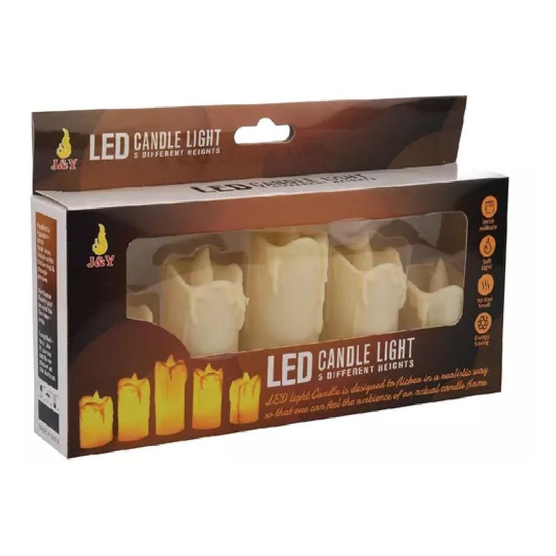 GENERICO - Velas Led Para Decoración De Plástico