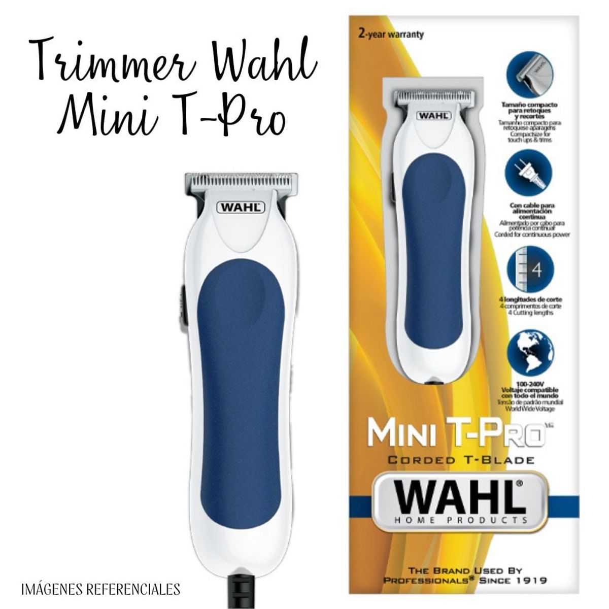 WAHL - Cortadora Trimmer Wahl Mini T pro