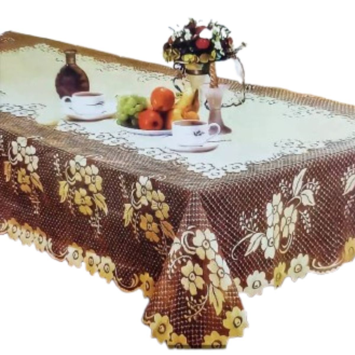 GENERICO - Mantel Rectangular de Hilo Rojo