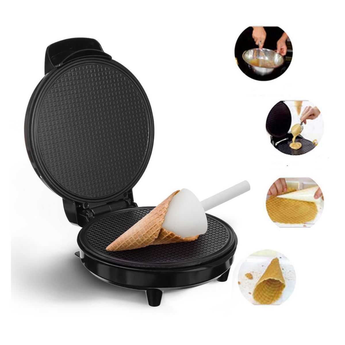 RAFF - RAFF La Máquina Exclusiva para Conos Caseros Crujientes y Deliciosos