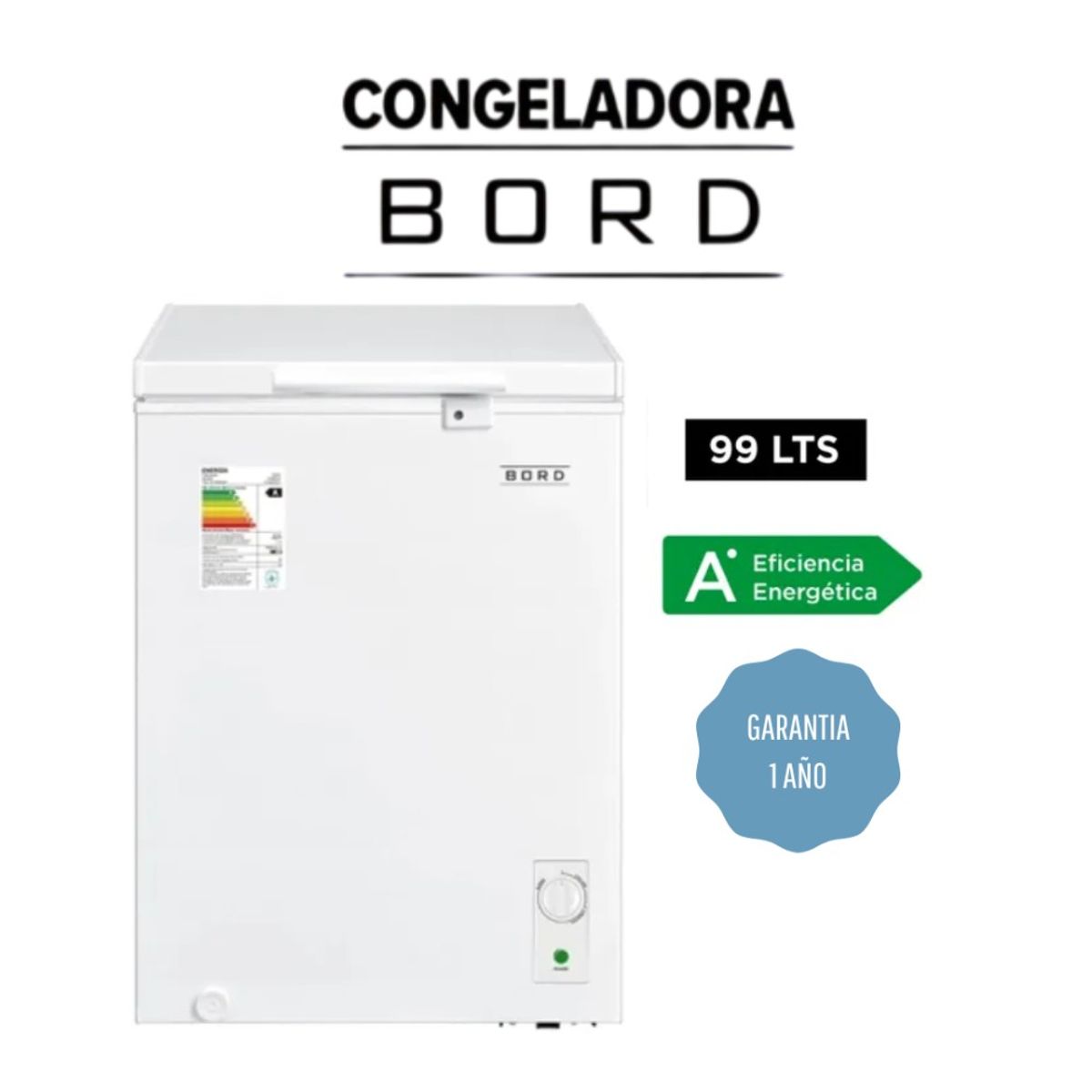 BORD - Congeladora Bord 99Lt Blanco - C099B-M