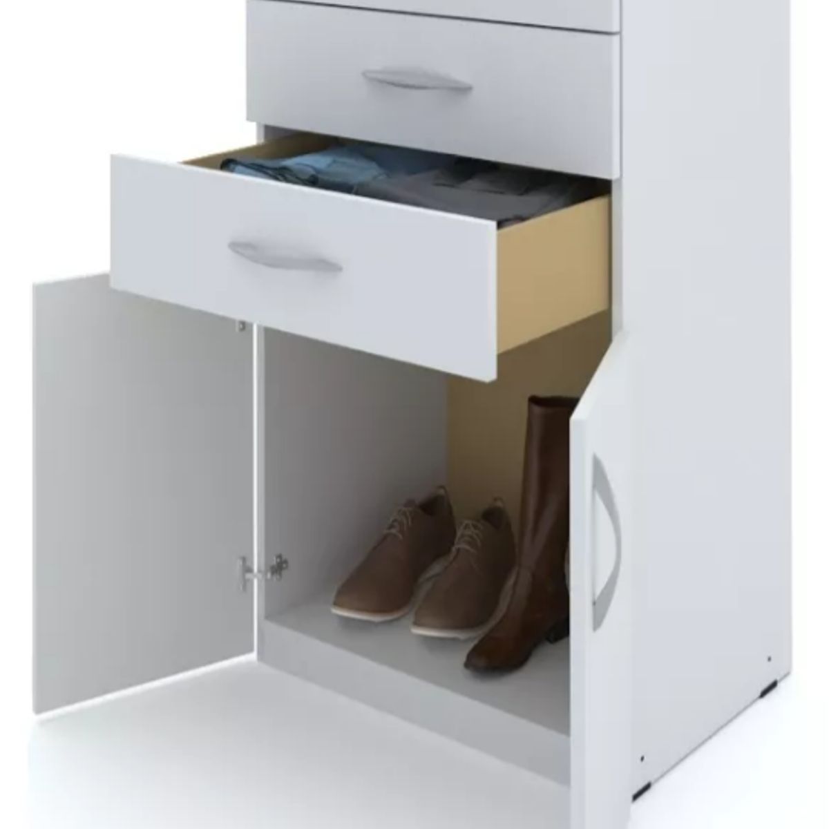 NACION MUEBLES - COMODA NACION MUEBLES G502 COLOR BLANCO