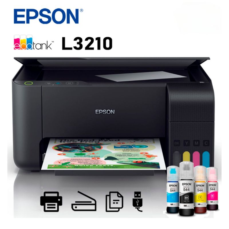 EPSON - IMPRESORA MULTIFUNCIONAL EPSON ECOTANK L3210