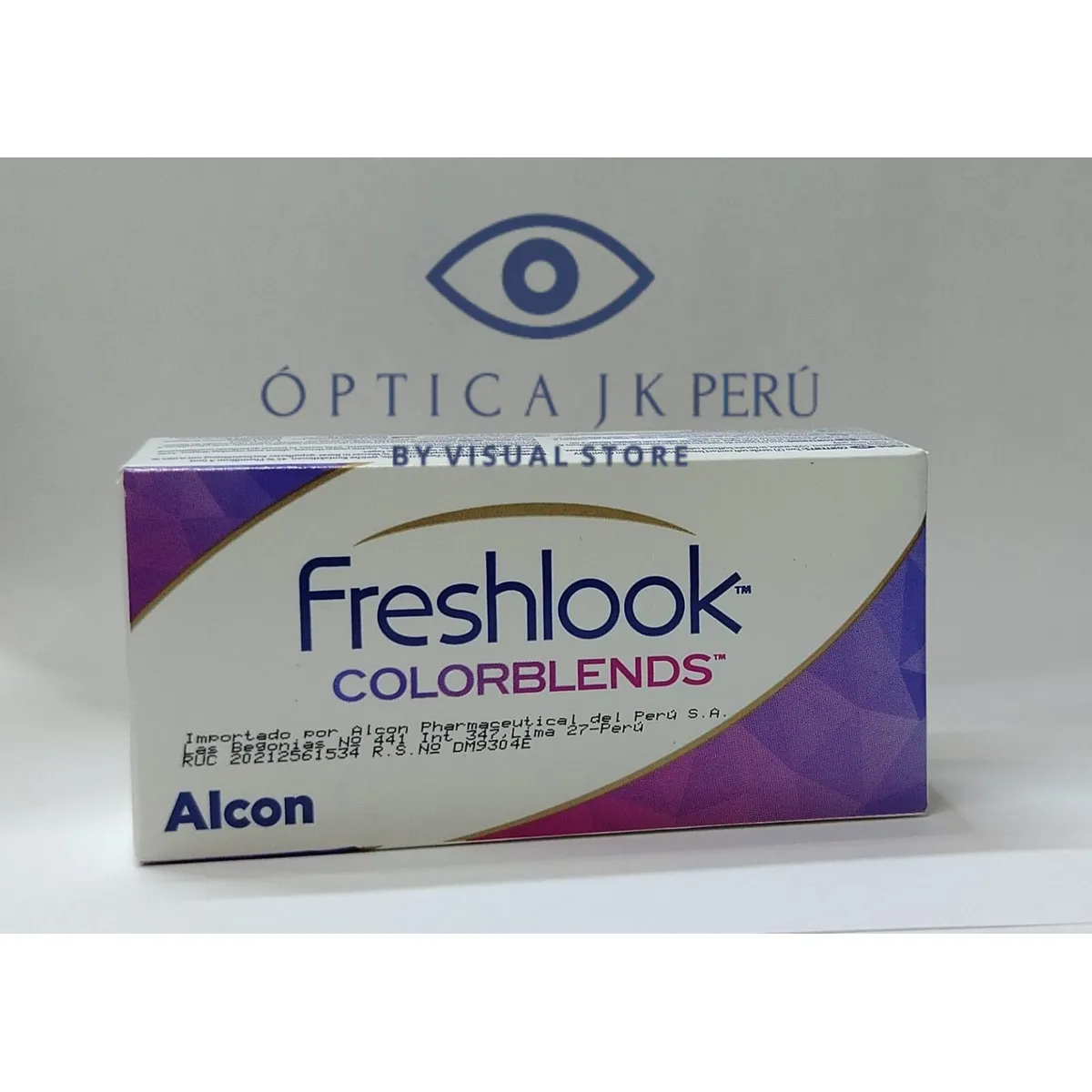 JK - LENTES DE CONTACTO FRESHLOOK  ORIGINAL COLOR BROWN ( CAFE)