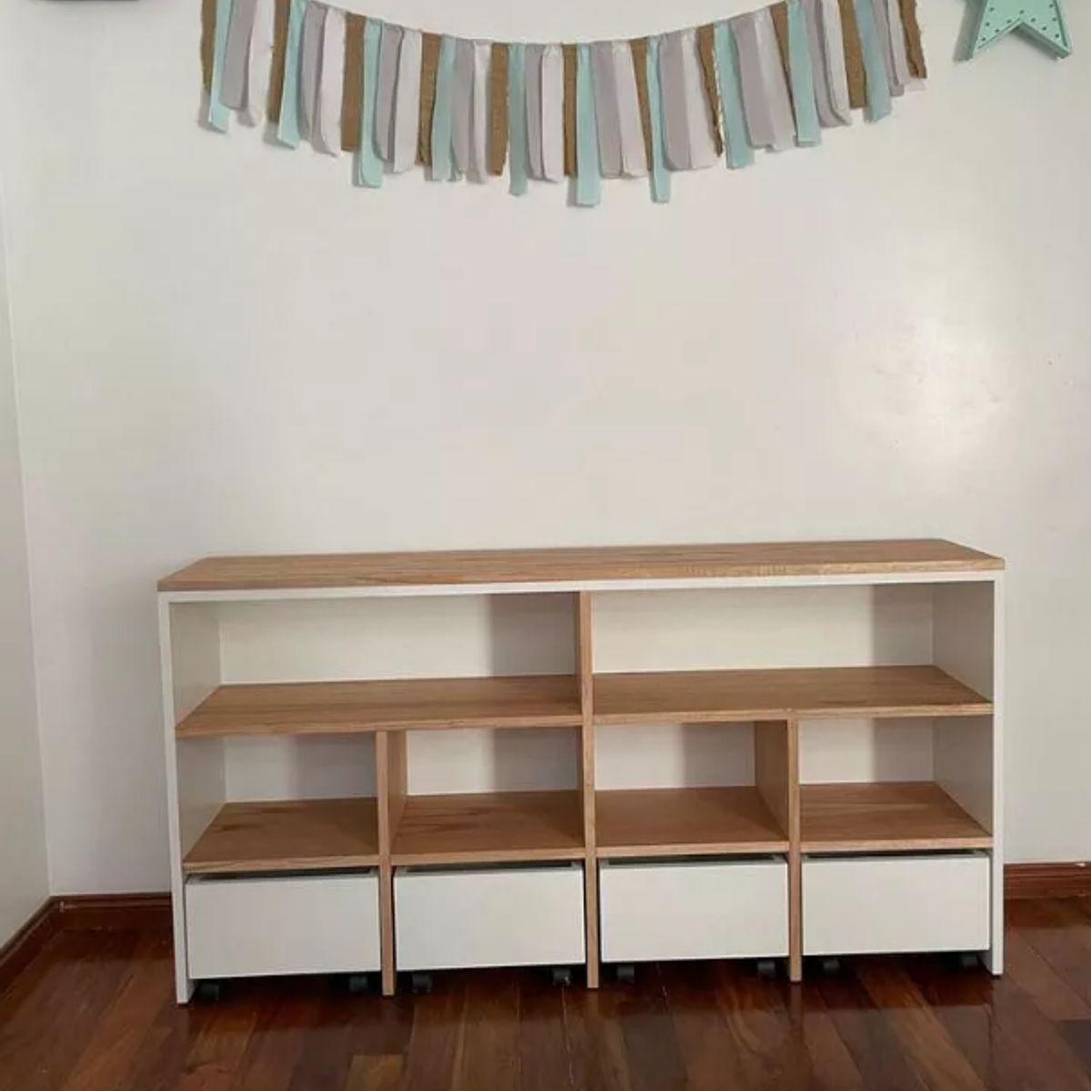 NACION MUEBLES - COMODA NACION MUEBLES PINPON COLOR MADERA