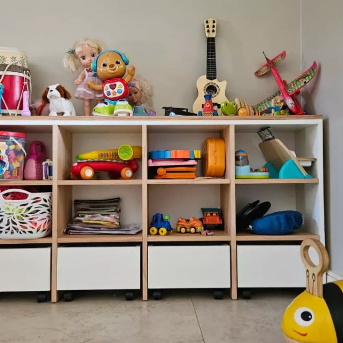 NACION MUEBLES - COMODA NACION MUEBLES PINPON COLOR MADERA