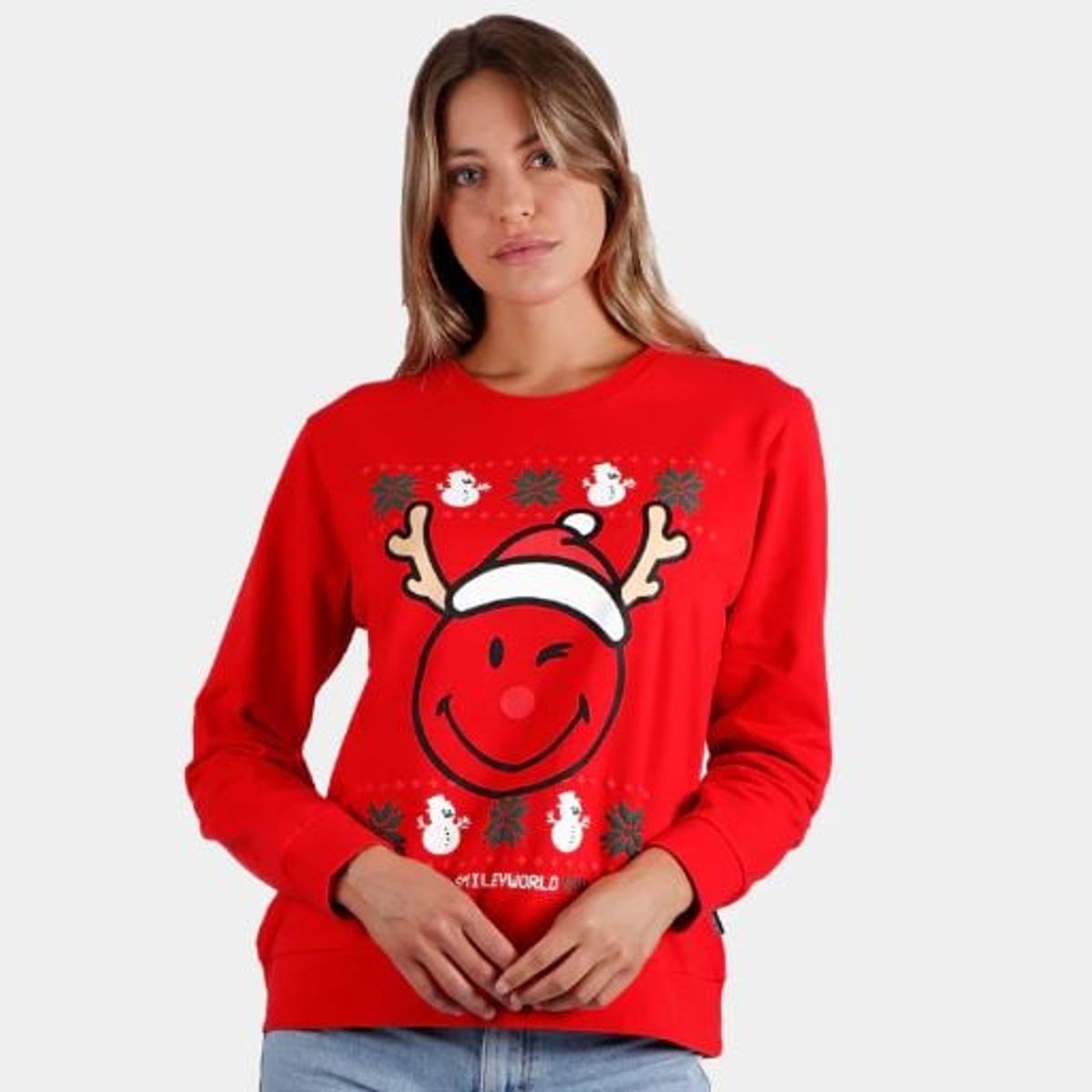 GENERICO - SUDADERA MUJER MERRY CHRISTMAS - SMILEYWORLD