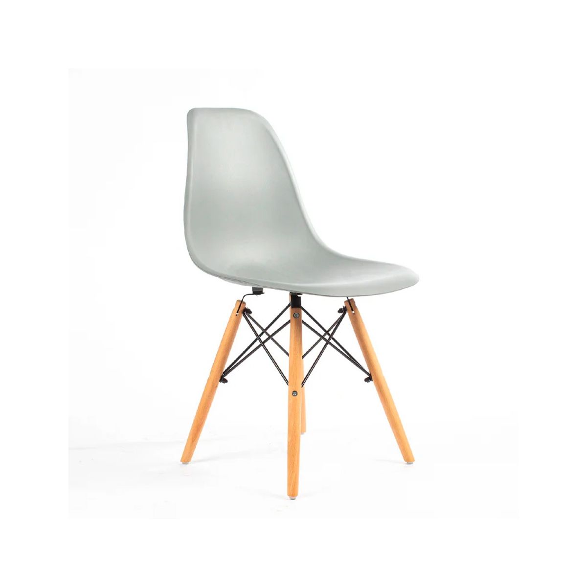 OFIDEAS - Silla De Comedor Diseño Eames Gris Polipropileno Ofideas