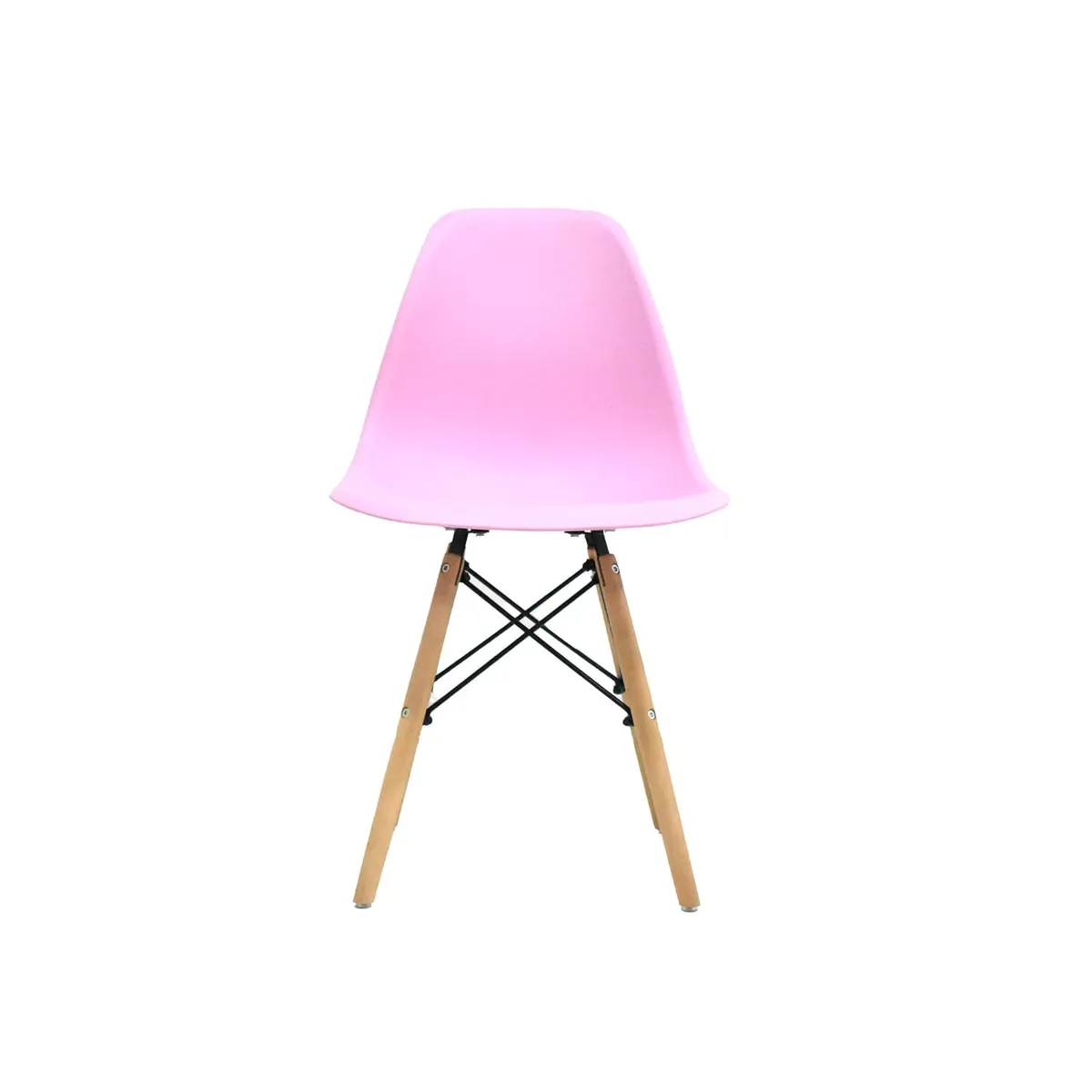 OFIDEAS - Silla De Comedor Diseño Eames Rosado Polipropileno Ofideas
