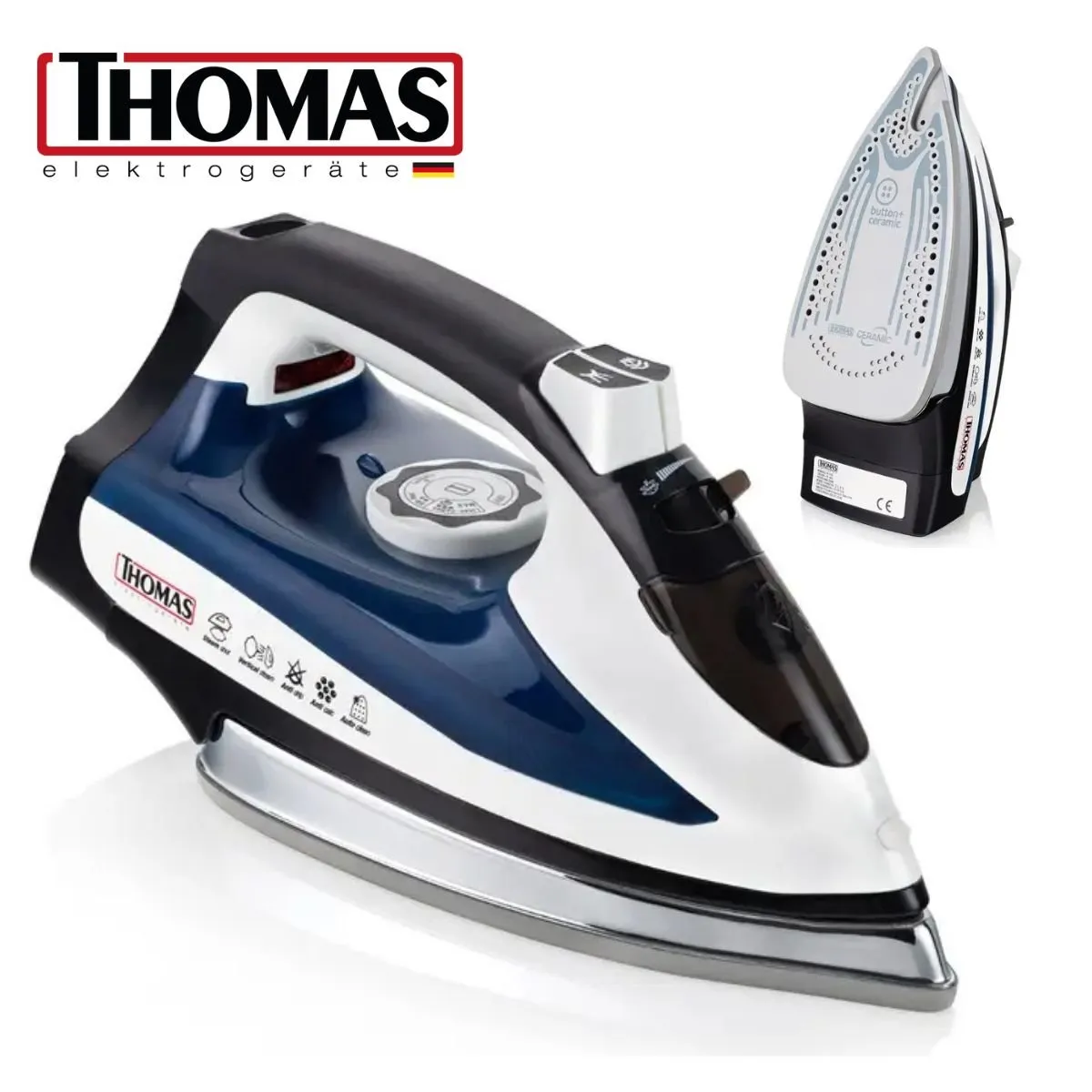 THOMAS - PLANCHA THOMAS DE 2200W CERAMICA