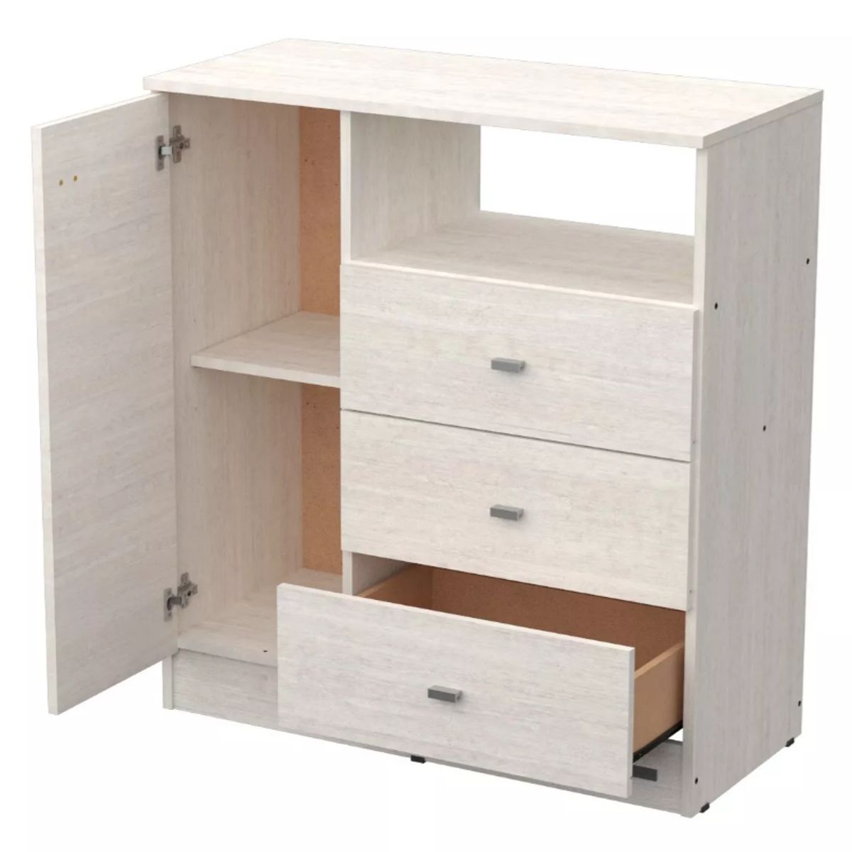 NACION MUEBLES - COMODA NACION MUEBLES JETT COLOR MADERA CLARA