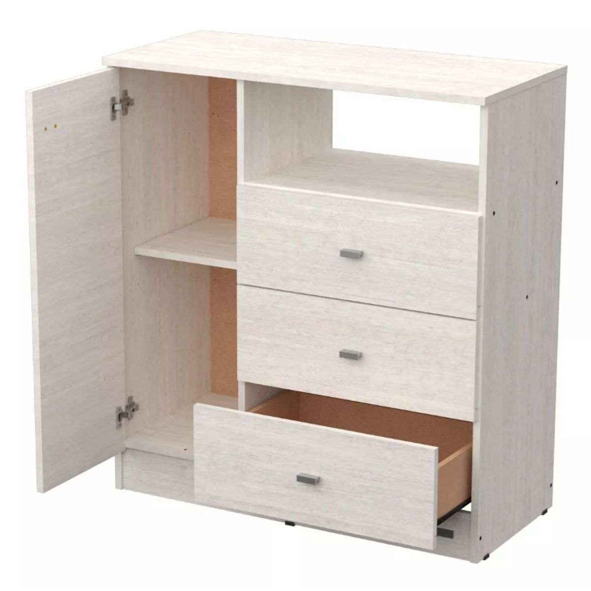 NACION MUEBLES - COMODA NACION MUEBLES JETT COLOR MADERA CLARA