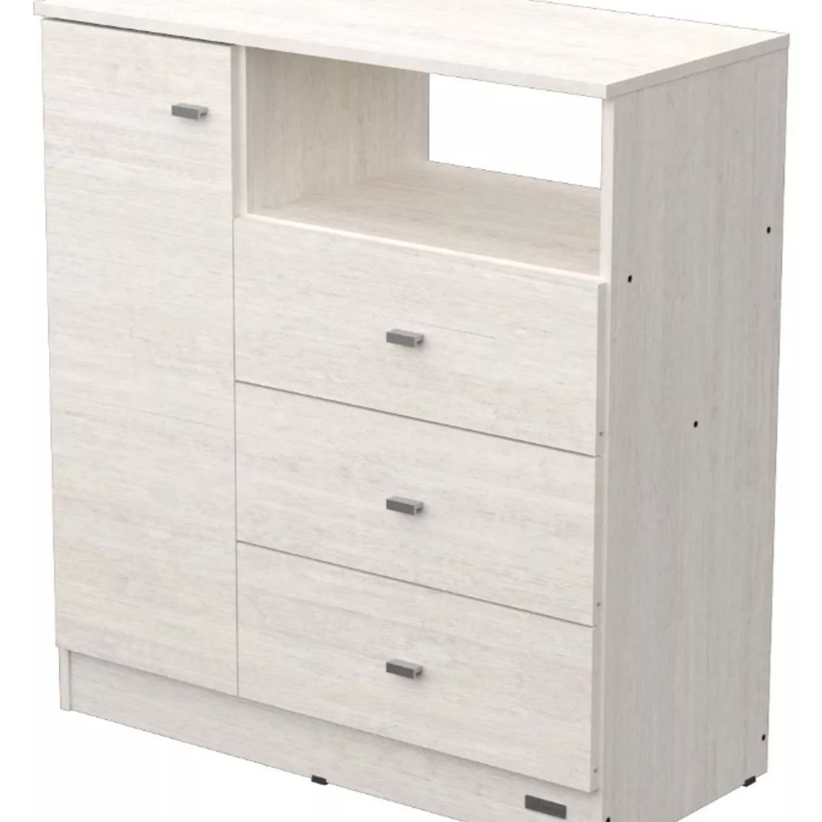 NACION MUEBLES - COMODA NACION MUEBLES JETT COLOR MADERA CLARA