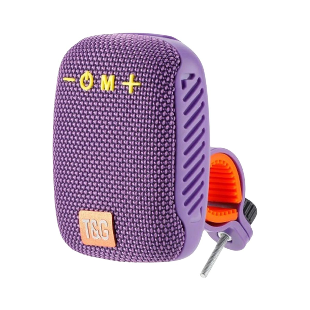 GENERICO - T Y G PARLANTE PORTABLE PARA BICICLETA MORADO