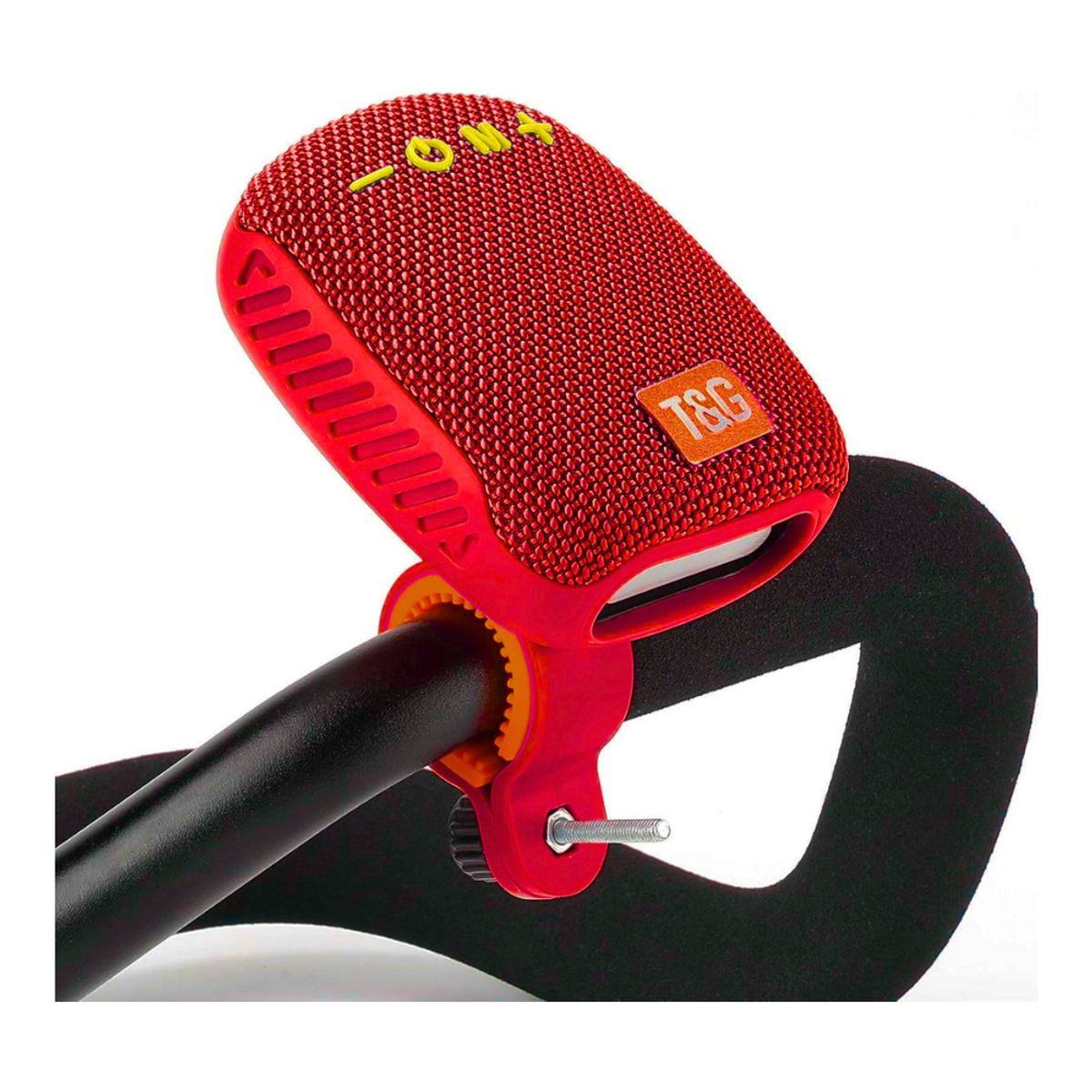 GENERICO - T Y G PARLANTE PORTABLE PARA BICICLETA ROJO