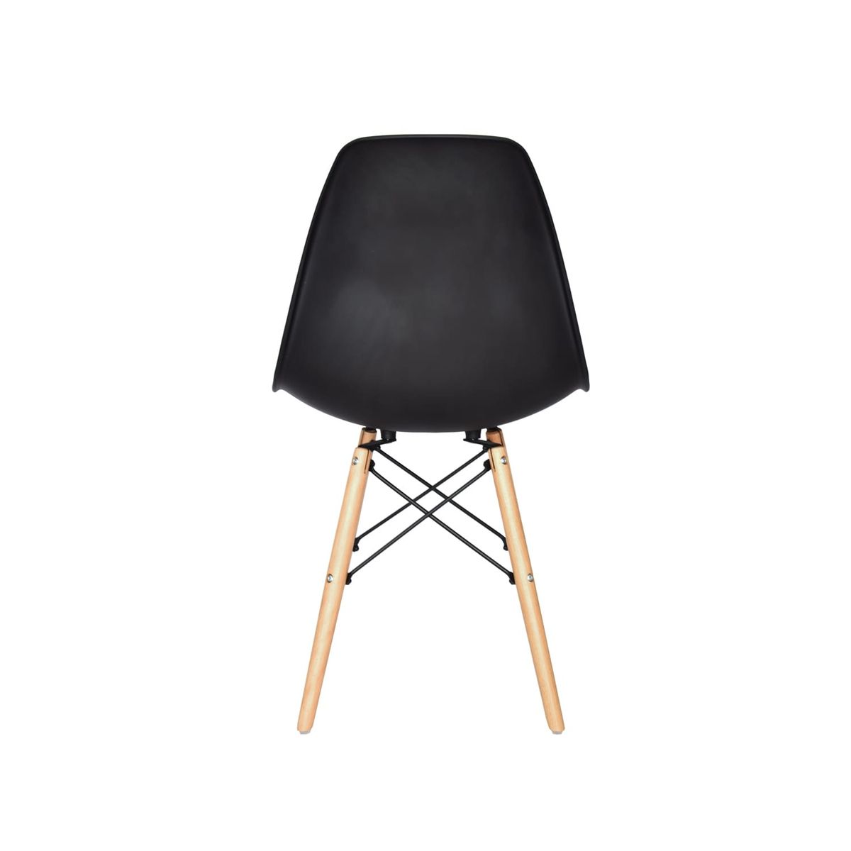 OFIDEAS - Silla De Comedor Diseño Eames Negro Polipropileno Ofideas