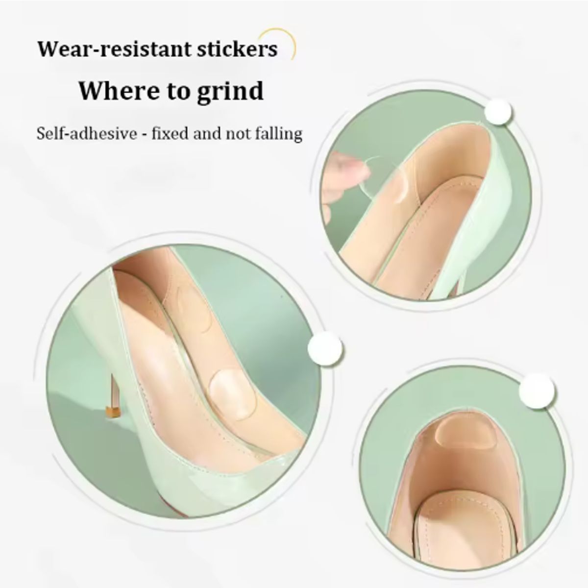 GENERICO - pegatinas de gel para el talón