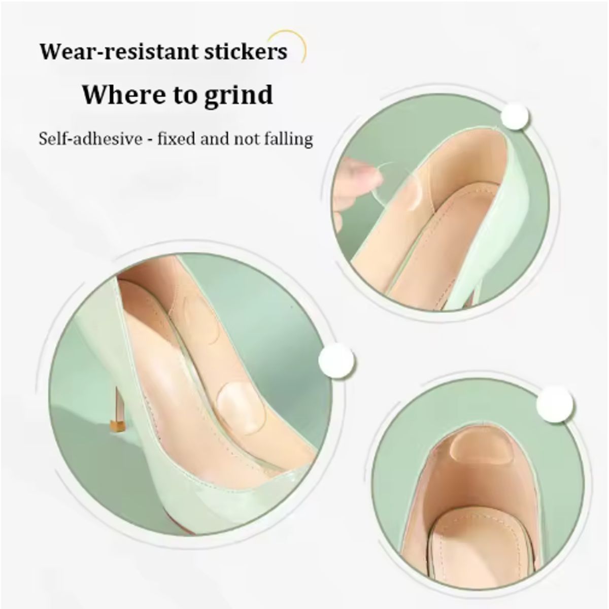 GENERICO - pegatinas de gel para el talón