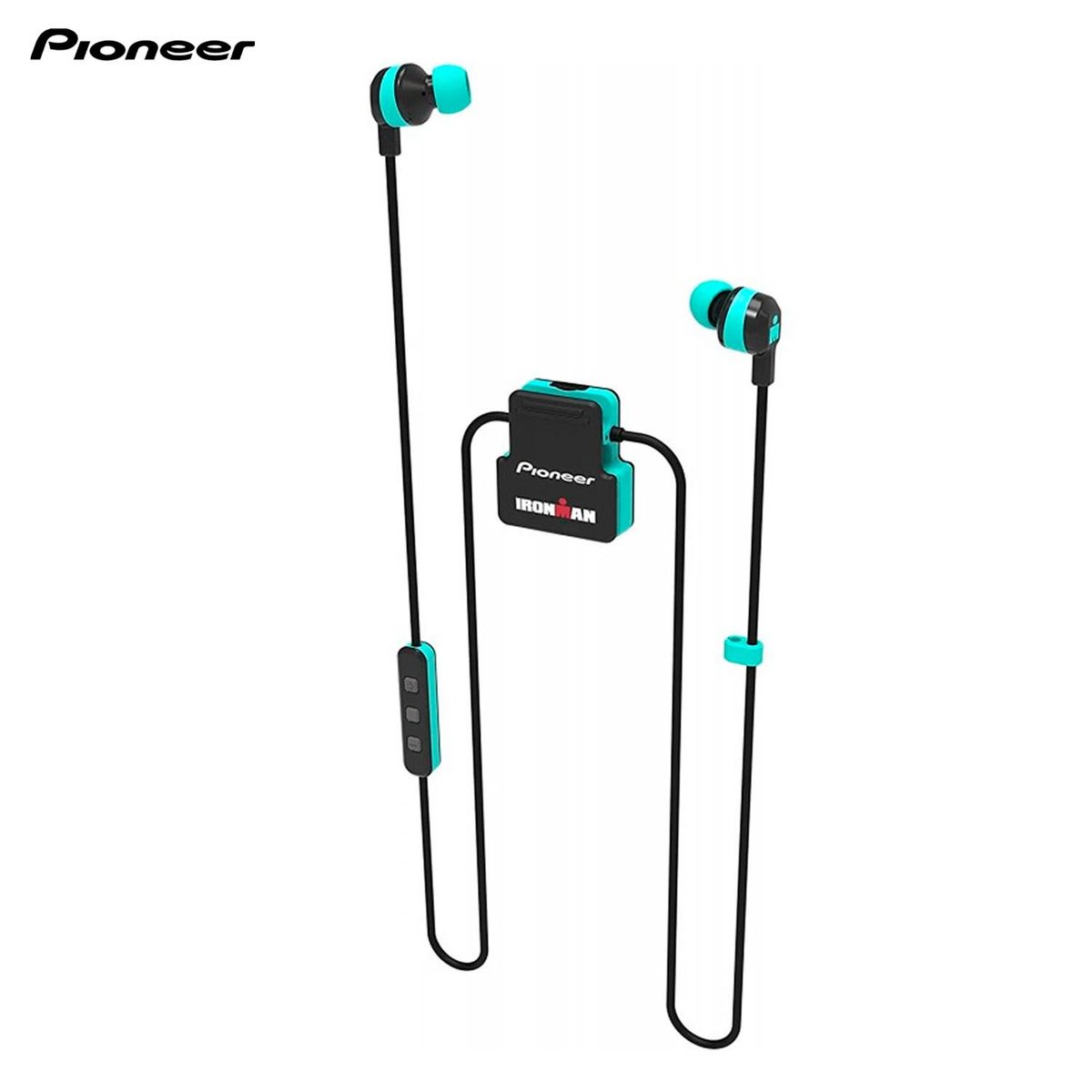 PIONEER - Audifono Pioneer deportivo Bluetooth IRONMAN SE-IM5BT - Verde