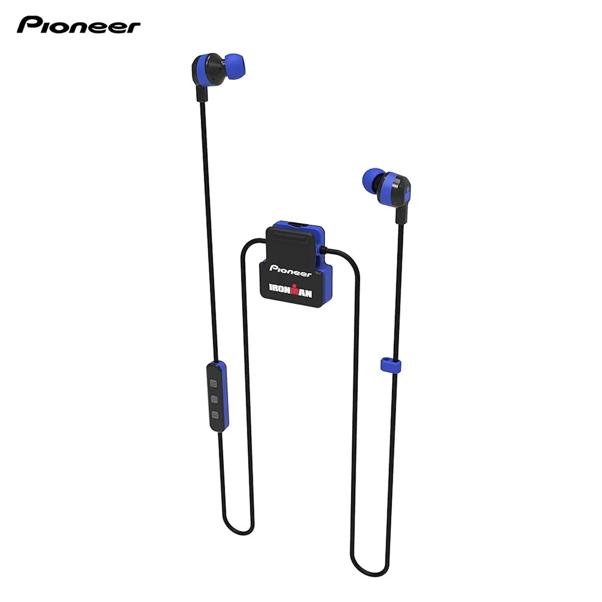 PIONEER - Audifono Pioneer deportivo Bluetooth IRONMAN SE-IM5BT - Azul