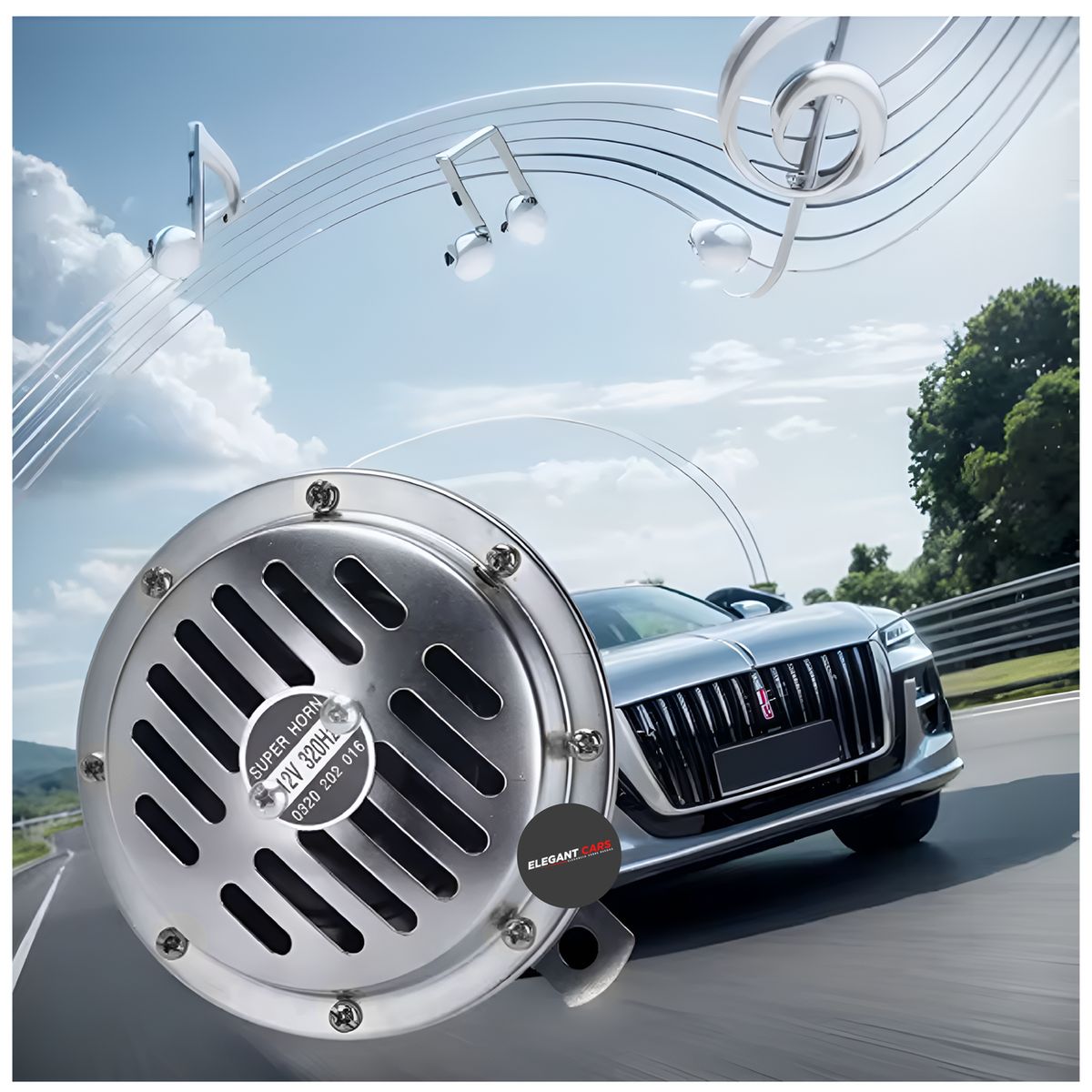 JET - Claxon Super  tono Deportivo 12v 2pcs