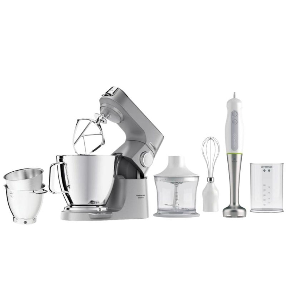KENWOOD - Pack Repostero Batidora Kenwood Chef XL KVL85004SI + Pimmer HDP109WG