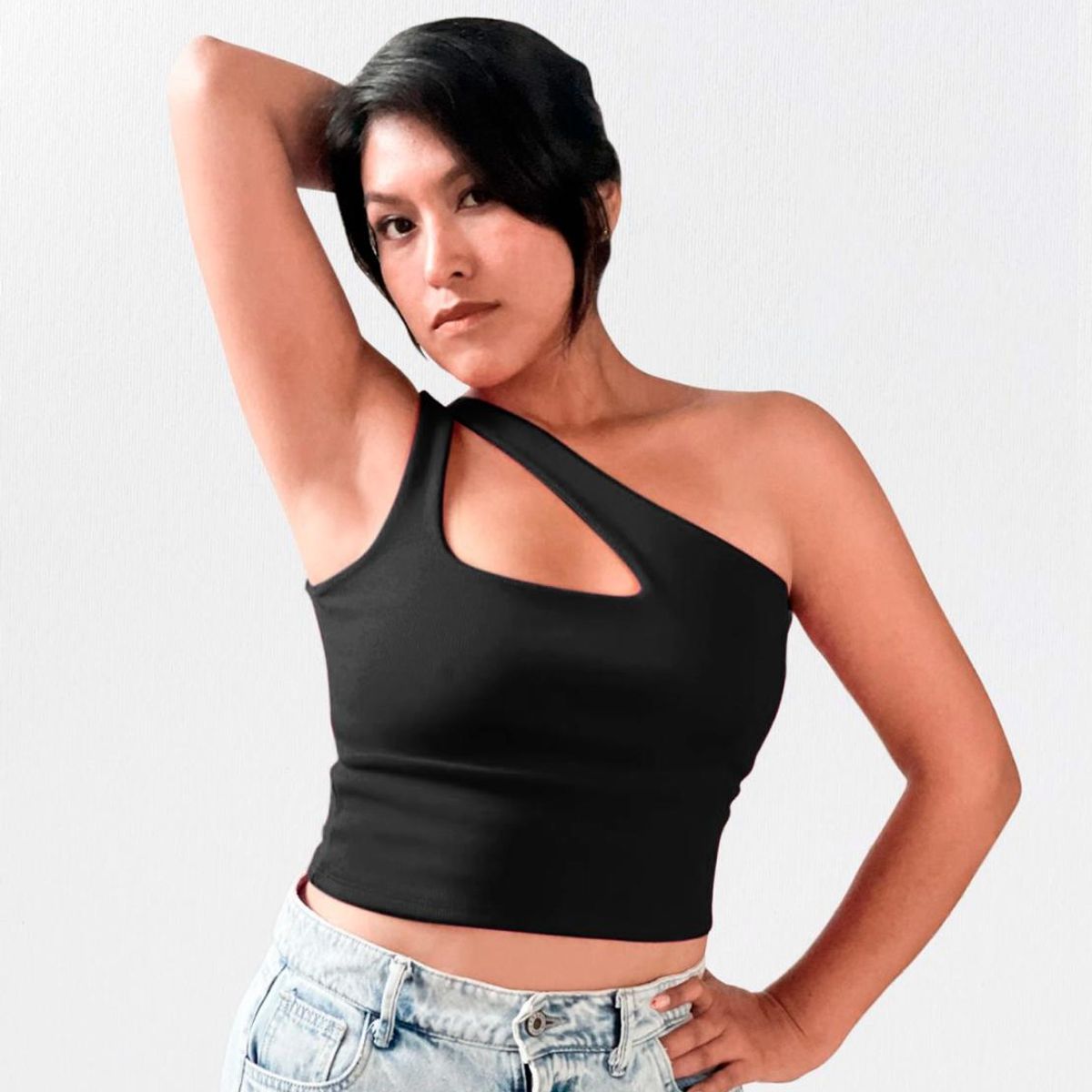 GENERICO - POLO ASIMETRICO MUJER