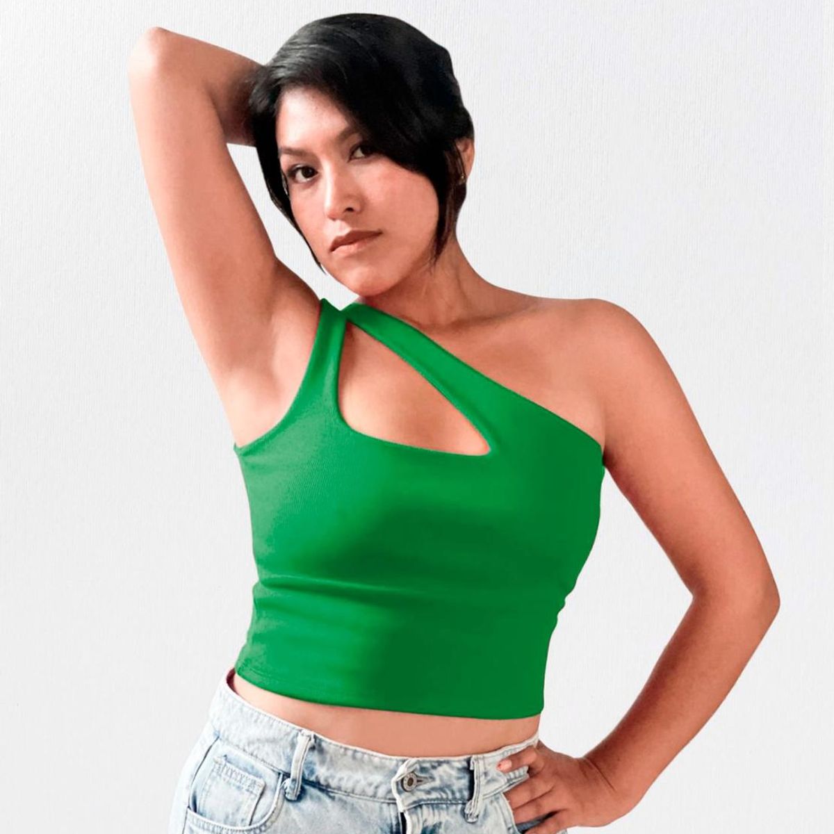 GENERICO - POLO ASIMETRICO MUJER