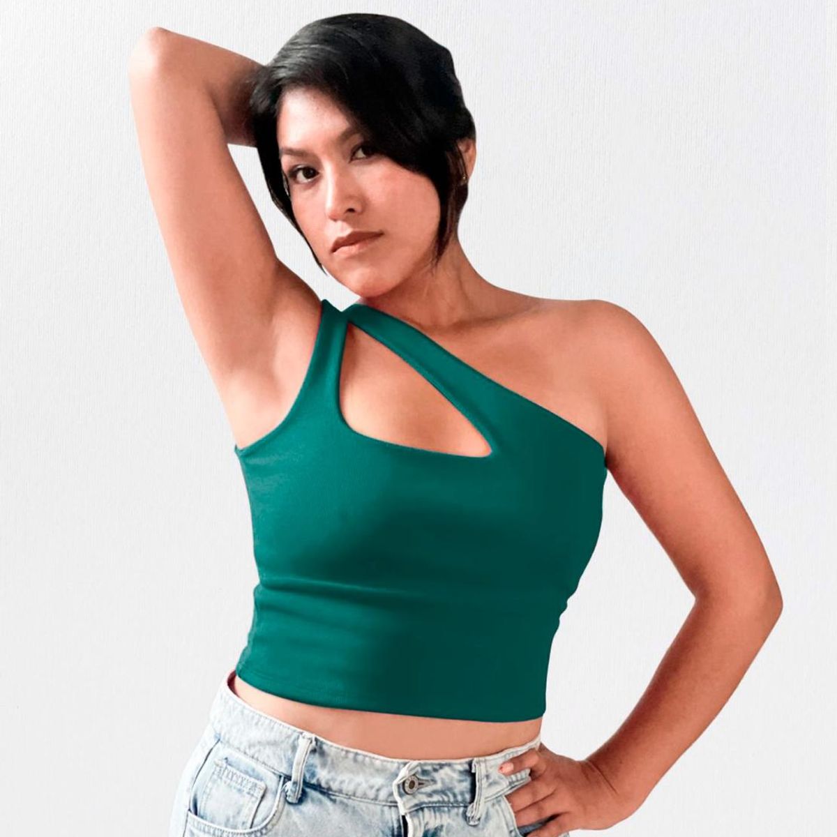 GENERICO - POLO ASIMETRICO MUJER