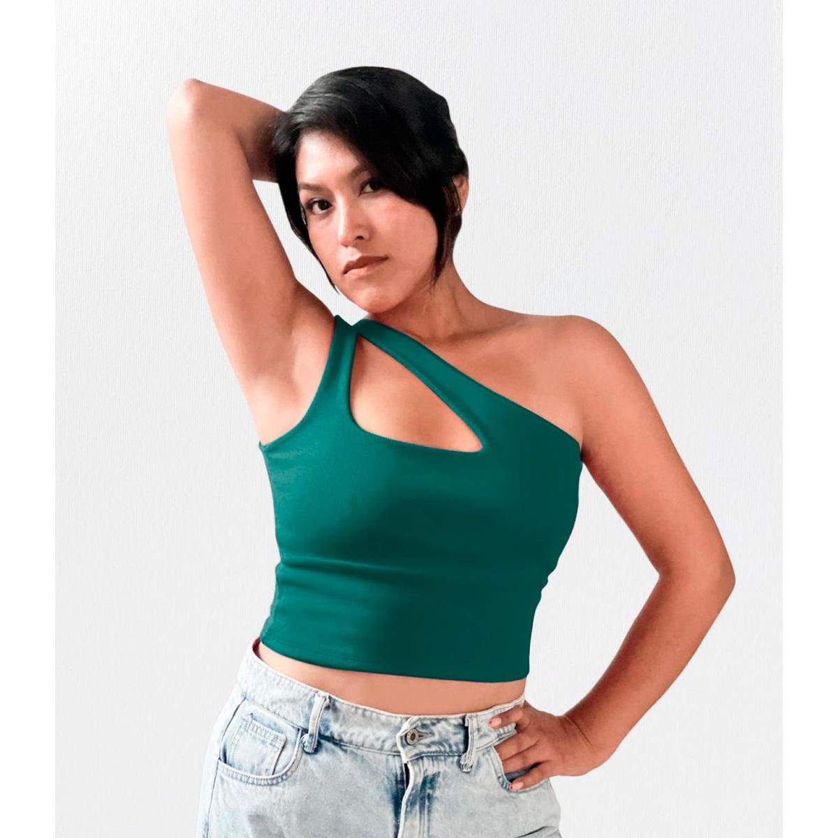 GENERICO - POLO ASIMETRICO MUJER