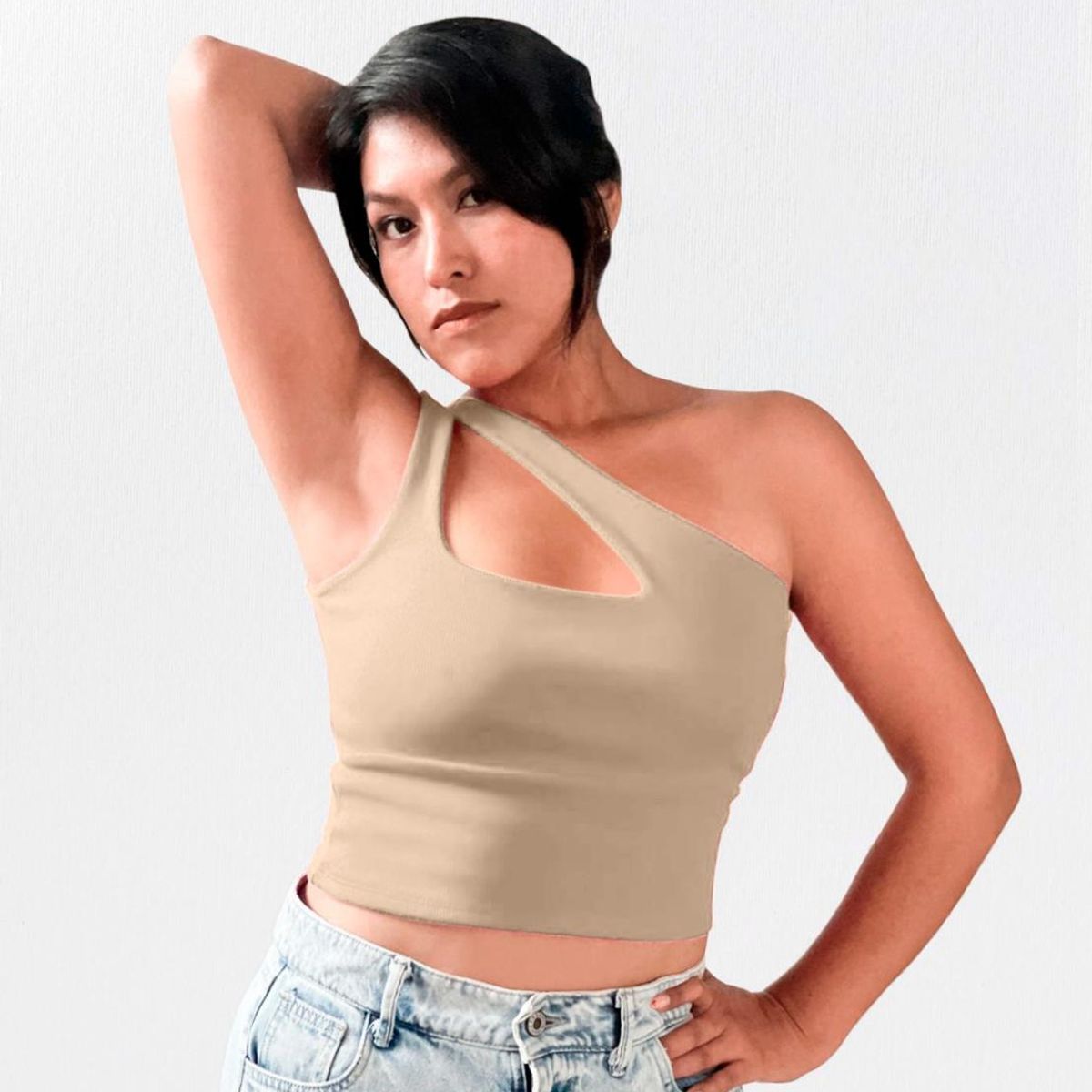 GENERICO - POLO ASIMETRICO MUJER