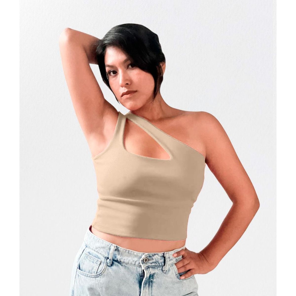 GENERICO - POLO ASIMETRICO MUJER