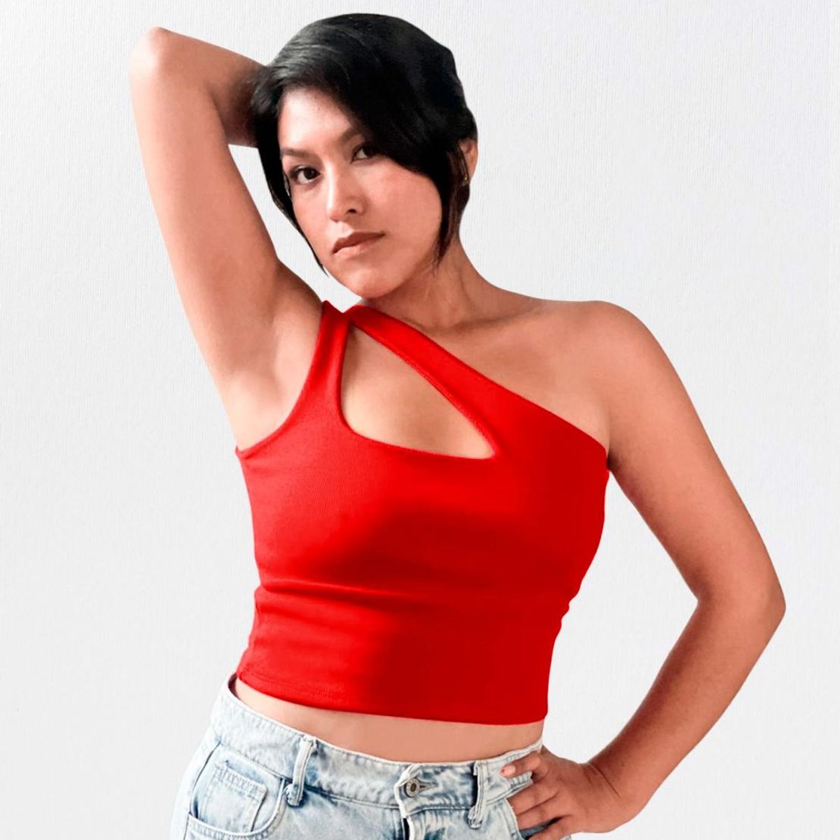 GENERICO - POLO ASIMETRICO MUJER