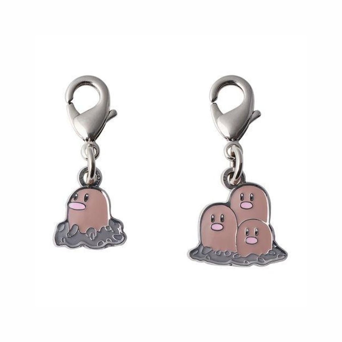POKEMON - Pokemon Center Diglett Dugtrio Llavero Metal Japon