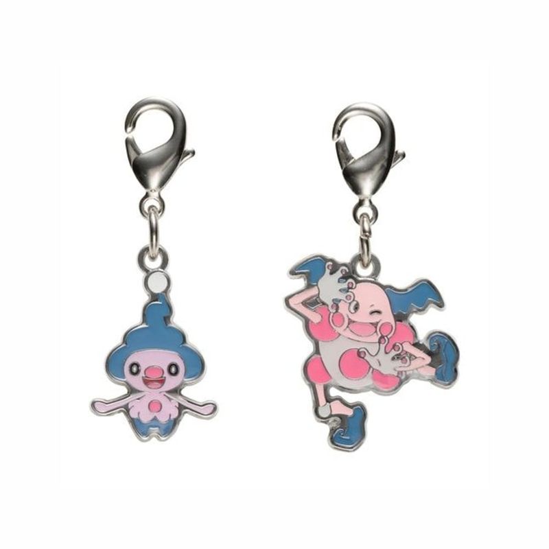 POKEMON - Pokemon Center Mime Jr Mr Mime Llavero Metal Japon