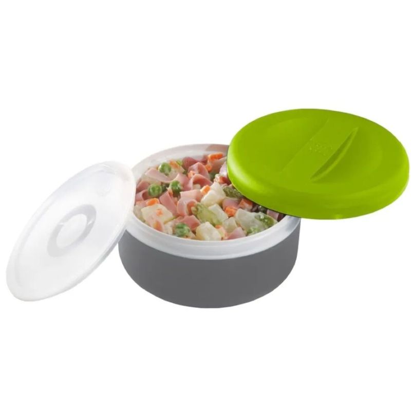 POLIMES - Termo Comida 0.50 Lt Minilunch Verde/Plomo - Polimes