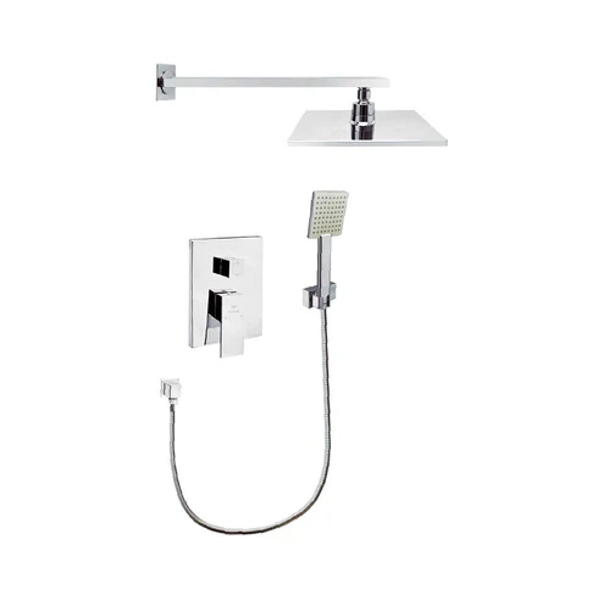 FRATELLI - Mescladora + Ducha Española + Ducha Teléfono en Bronce Satinado