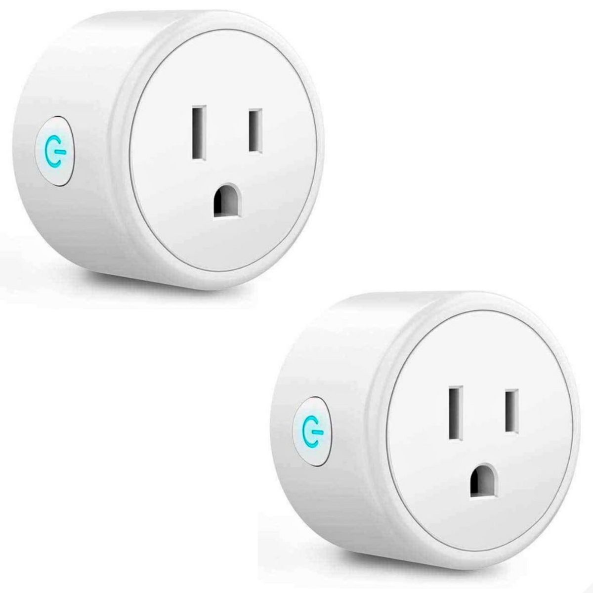 GENERICO - Enchufe Inteligente Smart Wifi compatible con Google Alexa Pack 2 unid