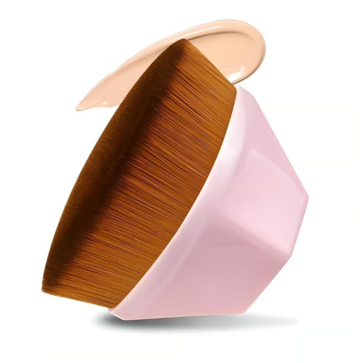 GENERICO - Brocha de Maquillaje Diamante Rosado para aplicar base